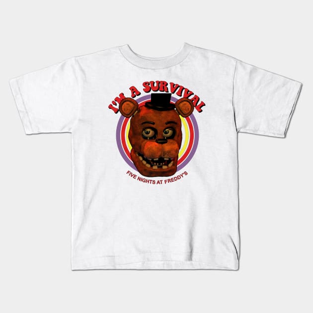 I'm a survival Five nights at freddys Kids T-Shirt by Youf1en